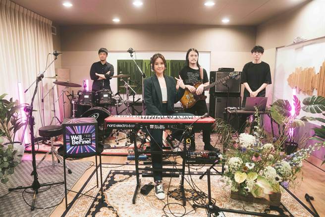 陳思涵領軍6女聲參與《We’ll Be Fine》線上音樂祭。（希望之夏音樂創意提供）