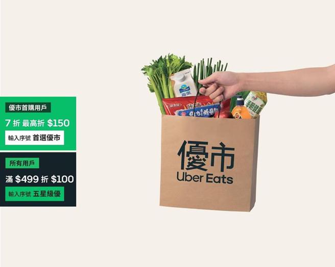 （因应远距上班、居家上课需求，Uber Eats 优市、全联、7-ELEVEN 、小北百货、Green&amp;Safe、city’super等商家合作伙伴于Uber Eats App上推出「防疫专区」。图／Uber Eats提供）