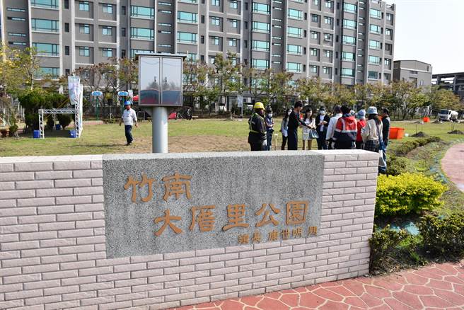竹南鎮公所新規畫親子圖書館將落腳大厝公園內。（謝明俊攝）