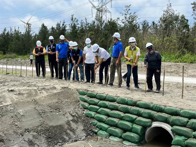 云林县麦寮乡「浊水溪生态园区」，打造生态通道让斑龟平安归。（吴明宜提供／张朝欣云林传真）