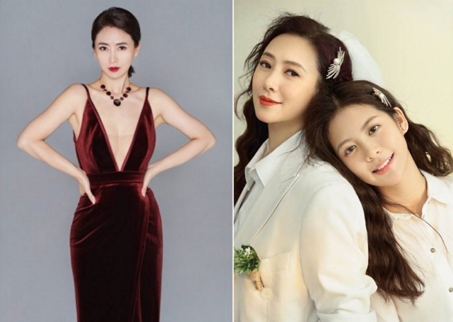 女星翁虹和先生结婚15年育有一个宝贝女儿刘莳，继承妈妈女神基因，美到被拱出道。(图/ 取自中时资料库、摘自翁虹微博)