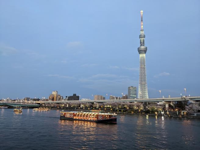 浅草隅田川的湾岸美景。（东京观光事务所台湾办事处提供）