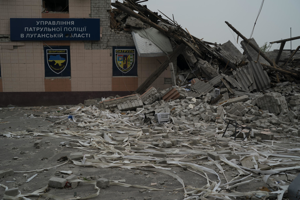 乌东卢甘斯克州（Luhansk）地区局势越演越烈。(图/美联社)(photo:ChinaTimes)
