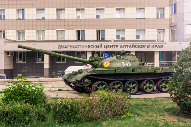 前苏联主战坦克T-62（图/达志）