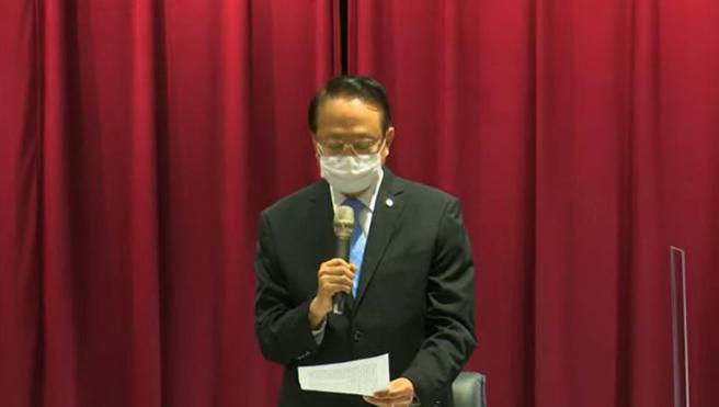 台灣高鐵董事長江耀宗親自主持股東會，表示去年台灣高鐵整體運量受到疫情影響，雖然較前一年減少24.07％，但公司積極開源節流，110年受惠節流成本金額超過20億元。圖／陳昱光