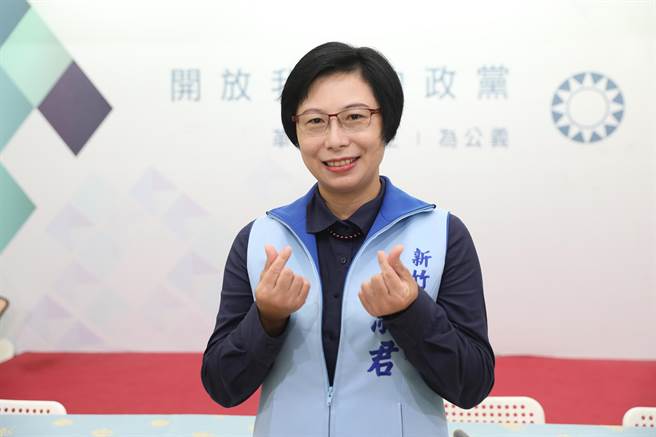 國民黨湖口鄉長初選民調，吳淑君以近6成支持率勝出，將獲得提名。（羅浚濱攝）