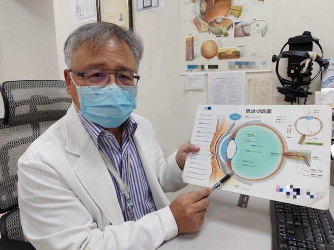 黃慶瑄主任提醒民眾，工作時務必要注意工安問題，才能避免眼睛傷害。。（翻攝照片／李京昇苗栗傳真）