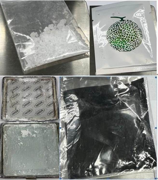 警方另于「毒鸳鸯」租屋处，起获一批毒品。（台中市警察局提供／张妍溱台中传真）