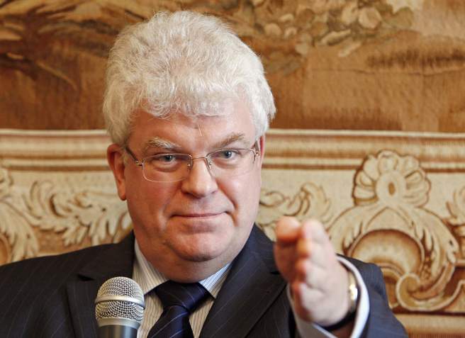 俄罗斯驻欧洲联盟（EU）大使契斯何夫（Vladimir Chizhov）（图/路透）