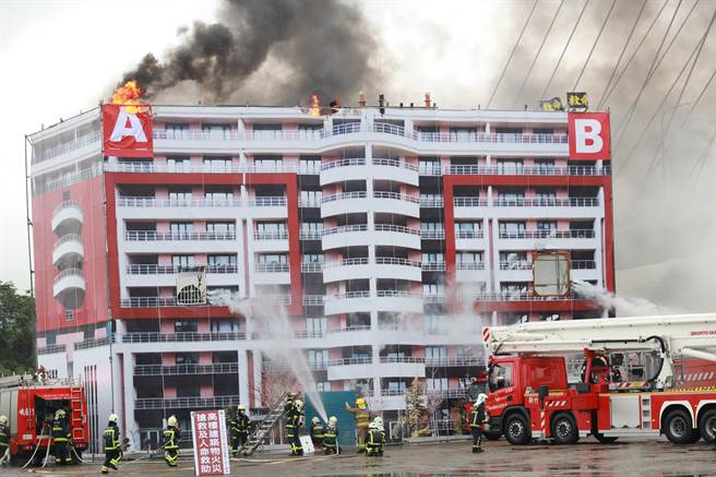 新竹縣政府26日辦理全民防衛動員暨災害防救「民安8號」演習。（新竹縣消防局提供／王惠慧新竹傳真）