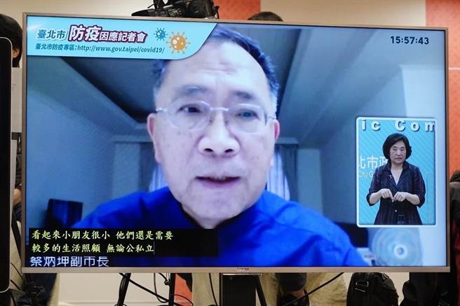 台北市副市長蔡炳坤。（台北市政府提供／張立勳台北傳真）