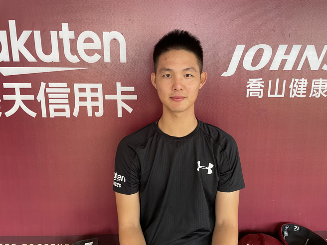 樂天桃猿許峻暘。（資料照，中央社）