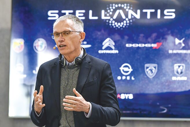 斯泰兰蒂斯执行长警告电池及原物料短缺问题将接踵而至。图／美联社