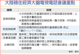 陸穩經濟 召開超大型電視電話會議