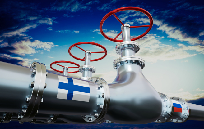 俄羅斯中斷對芬蘭供應天然氣。（示意圖/達志影像/shutterstock）