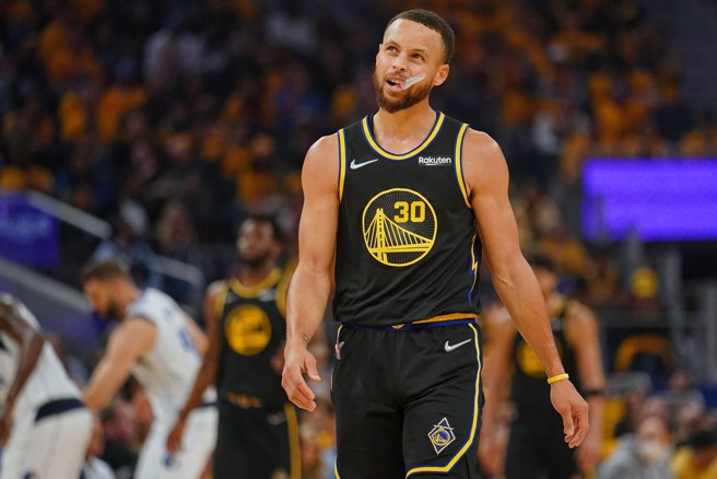 柯瑞獲選西區冠軍賽MVP。(路透)