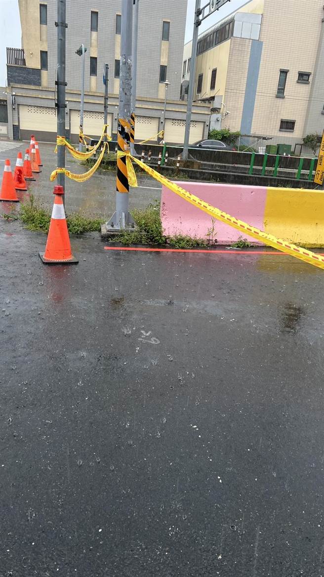 长春地下道封闭。（赖清美提供／吴敏菁彰化传真）