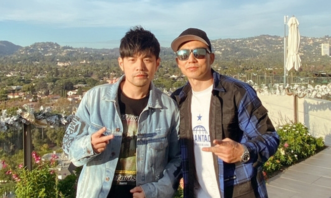 劉畊宏在直播中透露自己和周杰倫有秘密。（圖／劉畊宏微博）