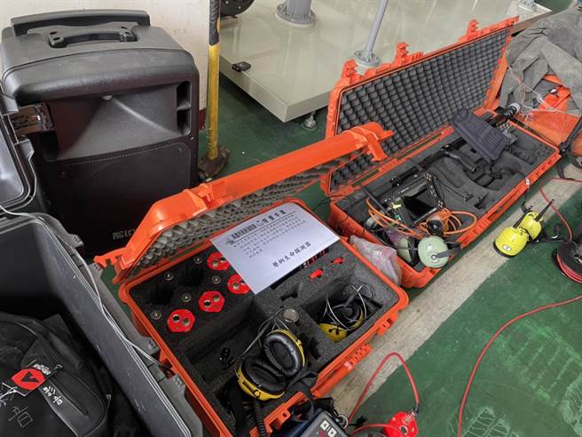 救援器具都已經準備妥當。（洪靖宜攝）