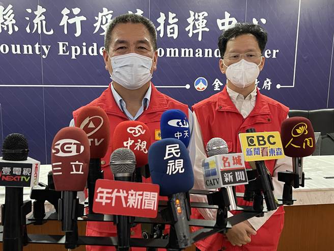 金門今(27)日新增113名新冠確診，縣府說明最新疫情狀況。（縣府提供）