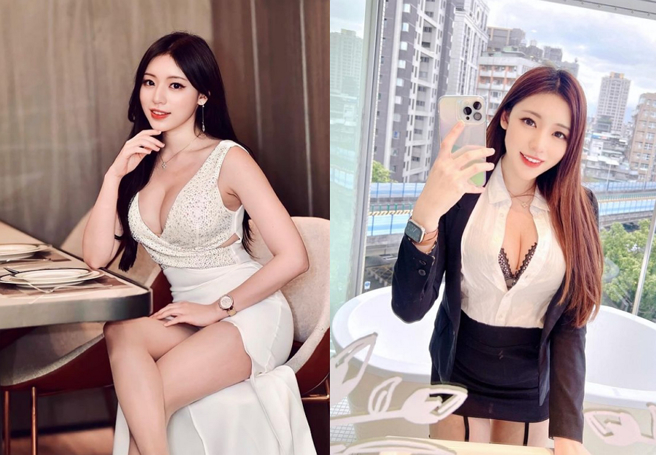 JKF女郎「谢立琪（Kiki）」。(图/ 摘自谢立琪KiKi IG)