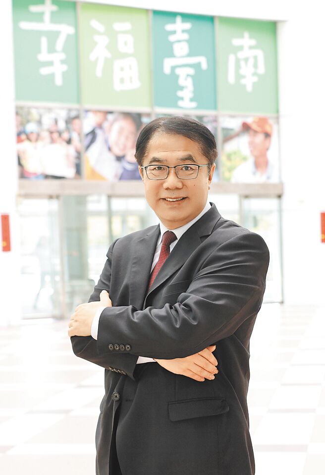 《远见杂志》县市长施政满意度调查，台南市8大面向满意度居六都第1。图为台南市长黄伟哲（台南市政府提供／曹婷婷台南传真）