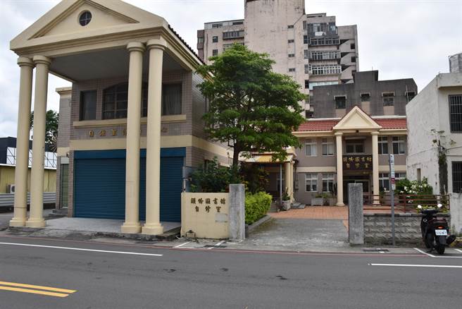 头份市自强文教大楼计画在现有自强里活动中心拆除改建。（谢明俊摄）