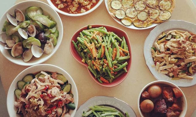 虽然已经恢復正常饮食，但为了健康，她习惯自己煮。(图 / 李韦莹、康健杂志提供）