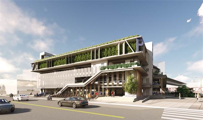 彰化市公所發包「台鐵彰化車站後站停車場」，總經費3億7166萬餘元，將打造地下1層、地上4層立體停車場。（彰化縣政府提供／吳敏菁彰化傳真）