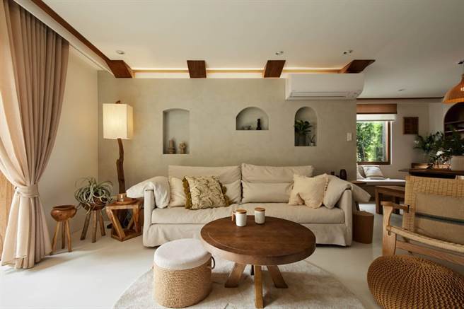 陈真将新房打造成度假风格。（陈真提供）