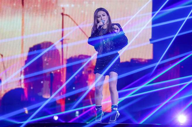 艾怡良今晚登hito颁奖典礼演出。（罗永铭摄）