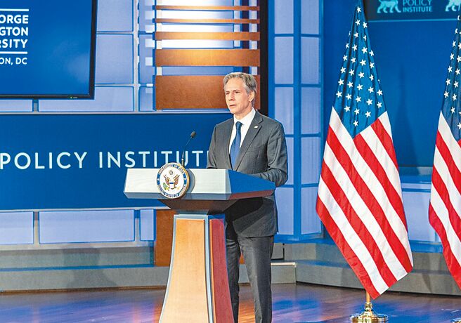 美國國務卿布林肯美東時間26日受亞洲協會之邀，發表有關中國政策的重要演說，概述美國政府對中國的政策。（摘自美國國務院官網）