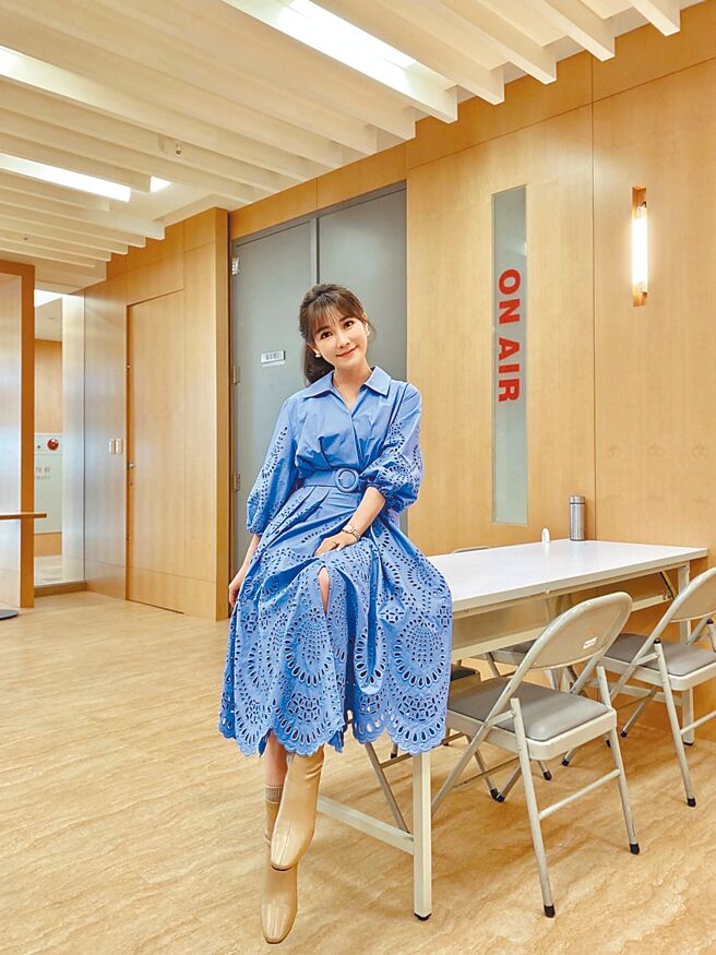 中天主播張若妤曾是校園主播。（中天新聞提供）