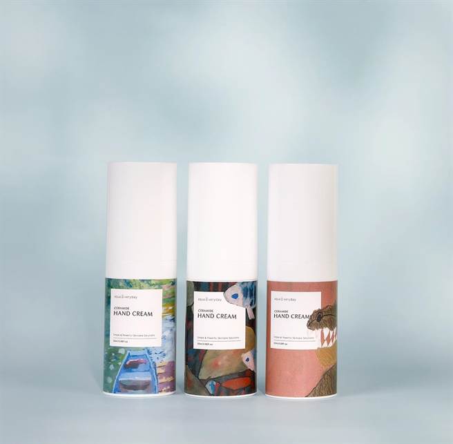 aquaEveryday 公益限定护手霜3罐组，880元。（aquaEveryday提供）