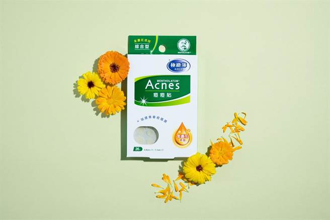 曼秀雷敦Acnes金盏花痘痘贴。（曼秀雷敦提供）