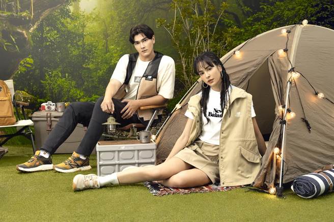 New Balance「野•好假期」形象特辑找来雷艾美合作。（New Balance提供）