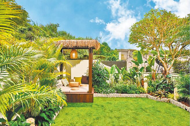 陈真将峇里岛风原汁原味搬到新家的设计风格里。（陈真提供）