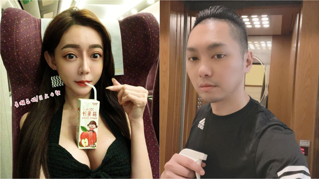 长濑昆妮消失半个月昨日突然现身连千毅的直播活动。（图／FB@连千毅、长濑昆妮）