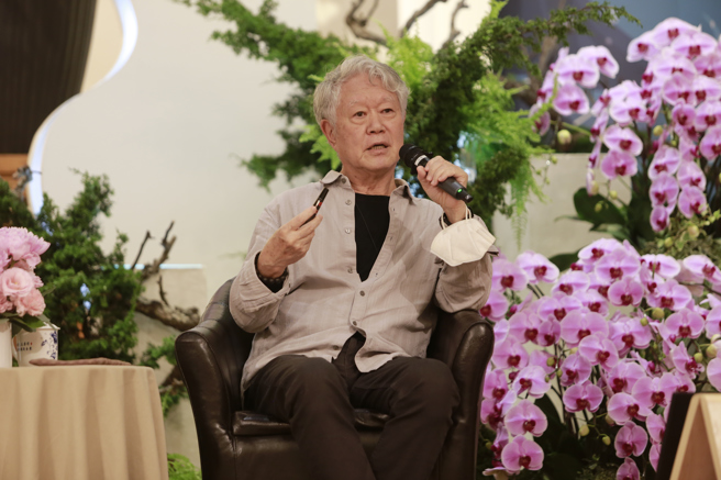 2022年佛光山惠中寺「未来与希望」讲座，首场安排美学家蒋勋进行演讲。(图/佛光山惠中寺提供)