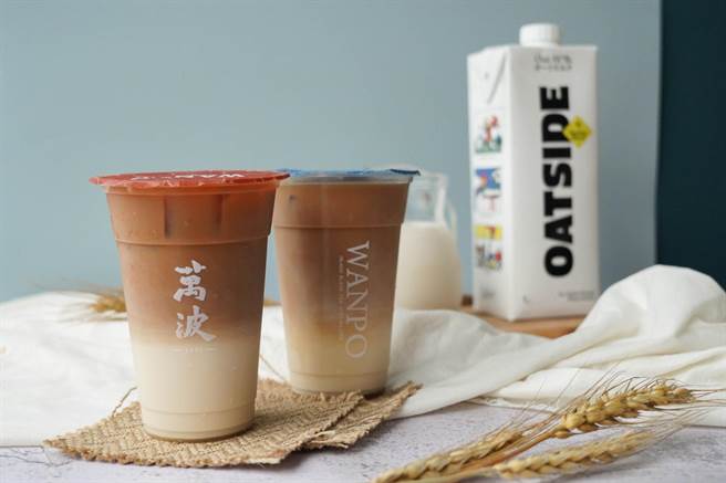 万波6月推出「燕麦兰叶那堤」 ，乳糖不耐症患者也可尝鲜。（万波提供）