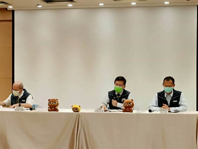 交通部今日举行今年一到三月道路交通安全说明会(简立欣摄)