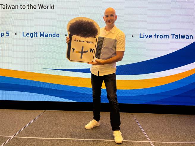 吴凤今出席国际影音串流平台TaiwanPlus记者会。（池宗玲摄）