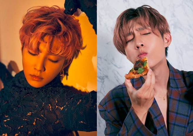 炎亚纶闭眼的表情依然帅气，被忠实粉丝拿来设成手机开机画面。（图／取自炎亚纶脸书）