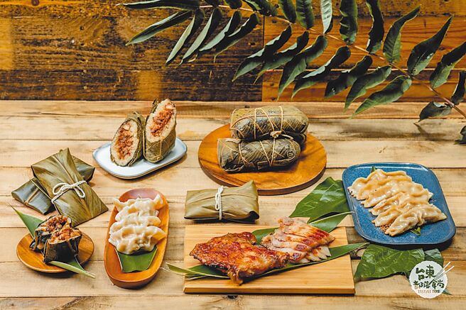 原住民族传统饮食有类似华人包粽文化，各族群有不同食材及制作方式，所呈现的风味也不同。（臺东县政府提供）