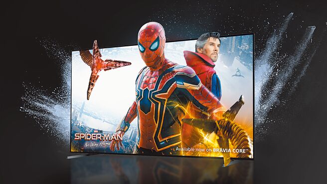 Sony獨家影音串流服務BRAVIA CORE正式率先登陸在全新的BRAVIA XR系列上，具備超高畫質串流技術和最豐富的IMAX Enhanced片單。（Sony提供）