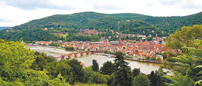海德堡因海德堡大学闻名。（美联社）
