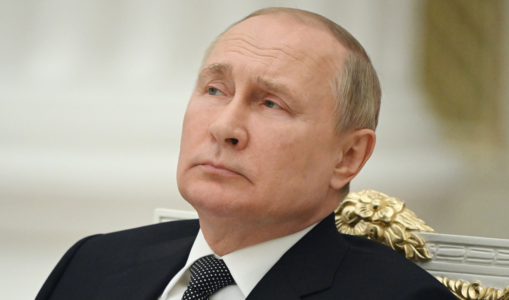 俄罗斯总统普丁5月25日在克宫主持联邦国务委员会议的神情。（美联社）(photo:ChinaTimes)
