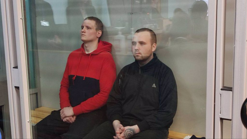 俄国战俘亚历山大•博比金(Alexander Bobikin)和亚历山大•伊凡诺夫(Alexander Ivanov)，因砲击平民而被判处战争罪确定。(图/Twitter)(photo:ChinaTimes)