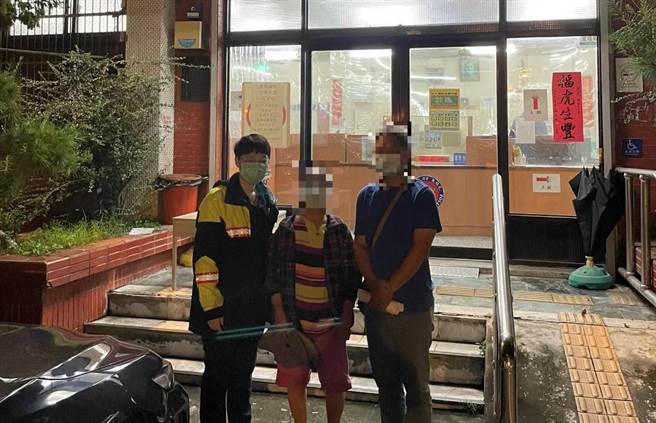 台中市一名8旬老妇迷航从白天走到深夜，警民合作协力平安返家。（民眾提供／卢金足台中传真）