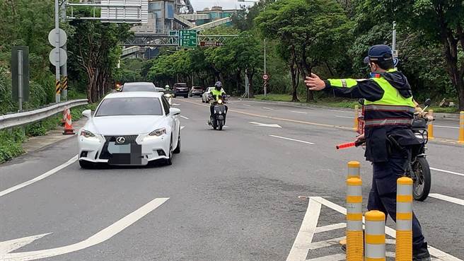 端午連假將到，新城警分局規劃交通勤務，疏導蘇花路廊車流量。（新城警方提供／王志偉花蓮傳真）